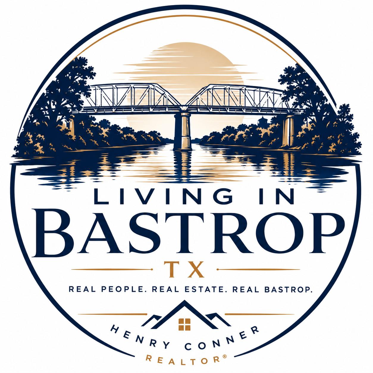 Living In Bastrop TX real estate logo